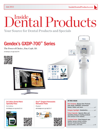 Inside Dental Products June 2013 Cover