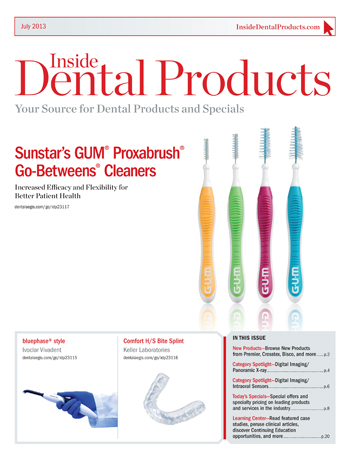Inside Dental Products July 2013 Cover