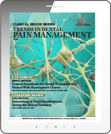 Trends in Dental Pain Management Ebook Cover