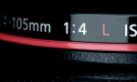 Fig 6. Lenses with a red line, or “L,” are a higher quality glass but not necessary for intraoral photography.