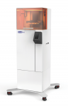This high-speed 3D printer from 3D Systems addresses the broadest range of indications,
redefining the dental workflow for improved accuracy (within 50 μm), repeatability, and productivity with lower total cost of operation.