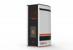 The Structo Velox features a patented fully autonomous postprocessing system to streamline appliance manufacturing, with three stages—print, wash, and cure—on a rotating carousel, all in one small-footprint system.