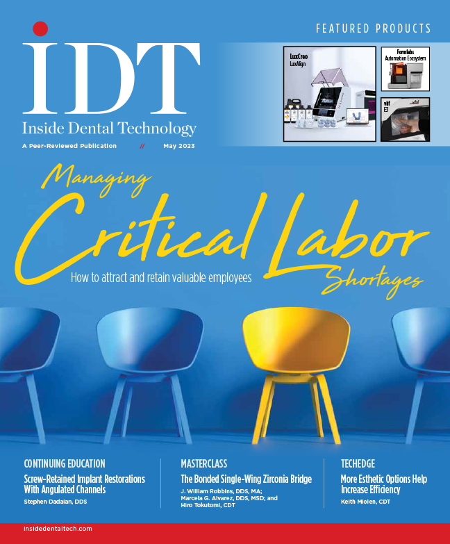 Inside Dental Technology May 2023 Cover