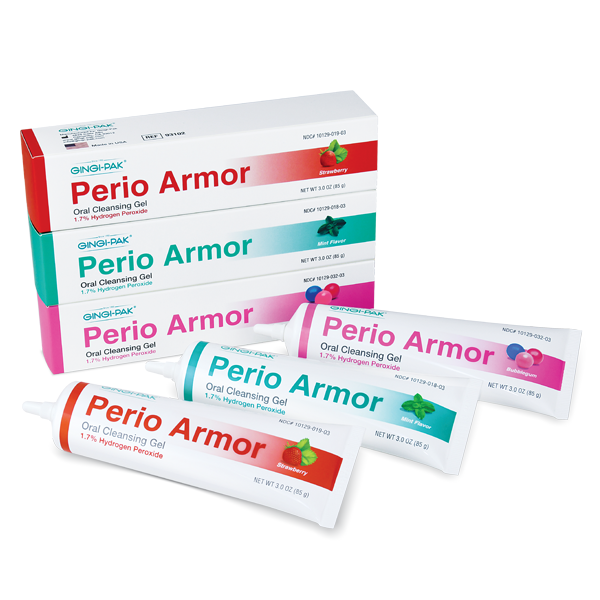 GingiPak Introduces the Perio Armor™ 1.7 Hydrogen Peroxide Oral