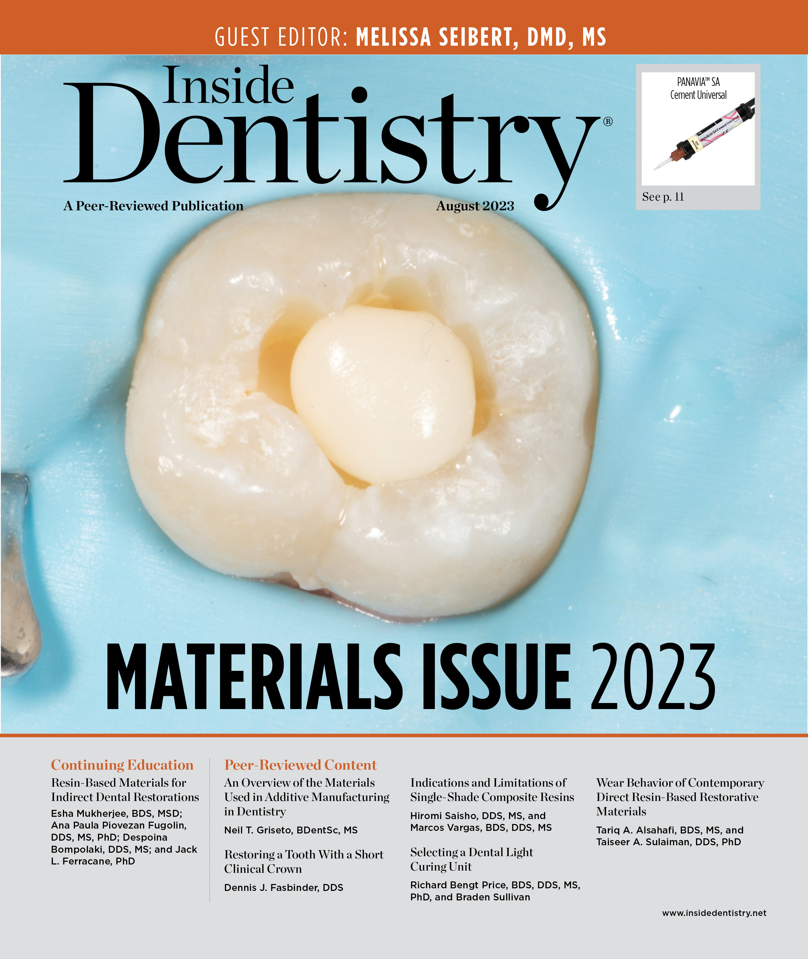Inside Dentistry August 2023 Cover