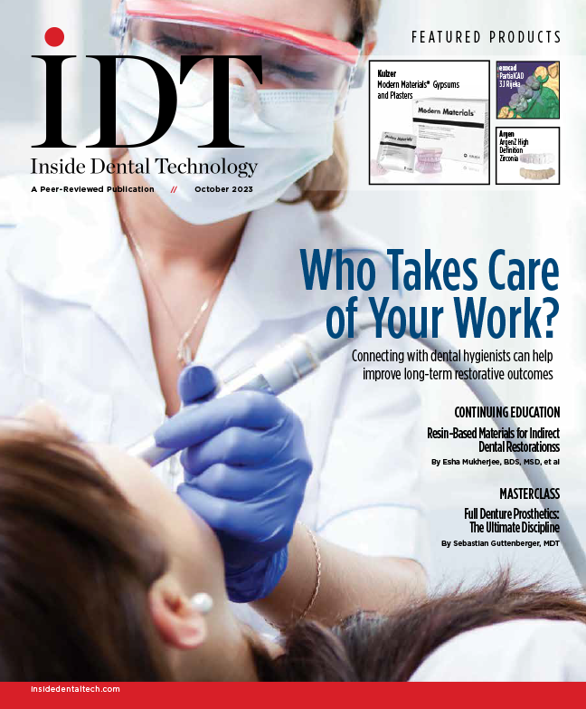 Inside Dental Technology October 2023 Cover