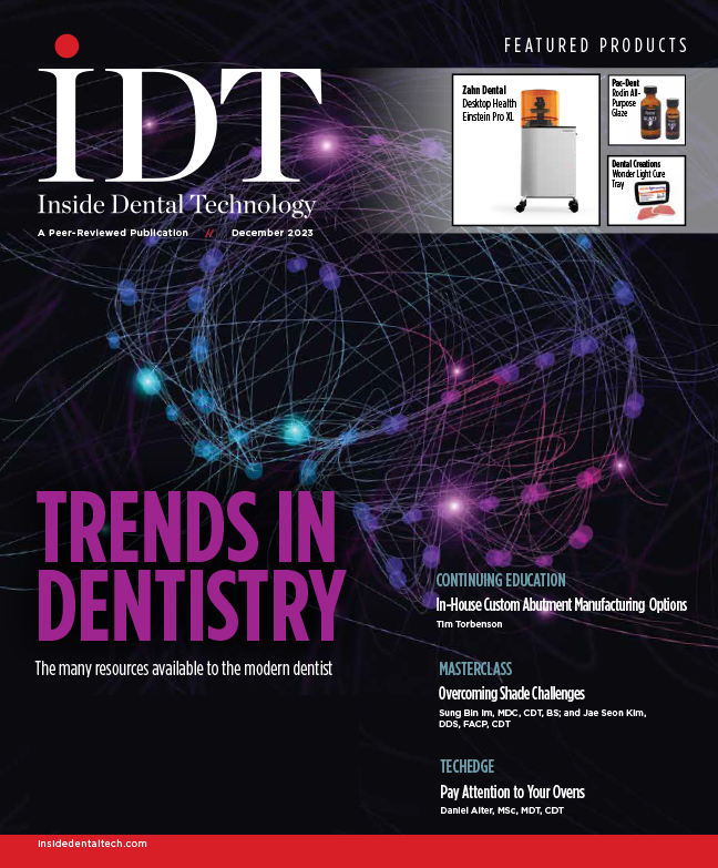 Inside Dental Technology December 2023 Cover