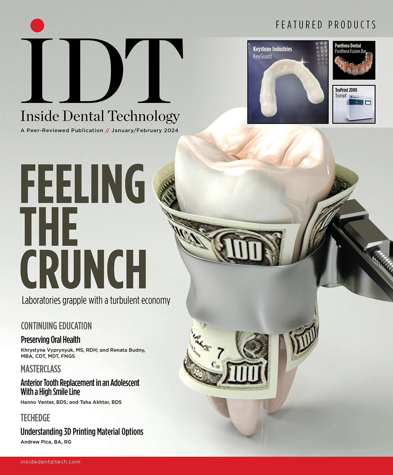Inside Dental Technology January/February 2024 Cover