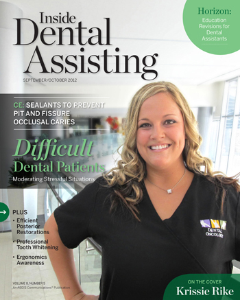 Inside Dental Assisting Sept/Oct 2012 Cover