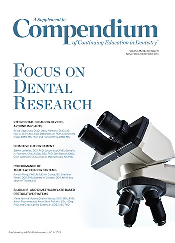 Compendium Supplement - Research Nov/Dec 2013 Cover