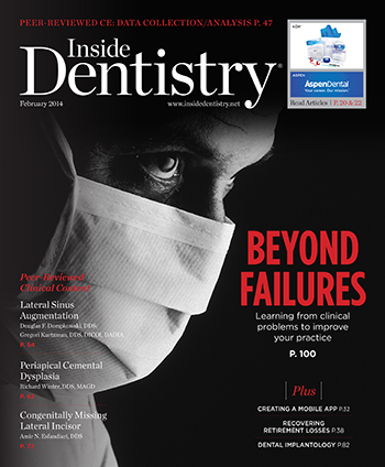 Inside Dentistry February 2014 Cover