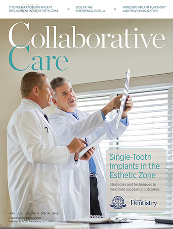 Inside Dentistry Supplement - Collaborative Care April 2014 Cover