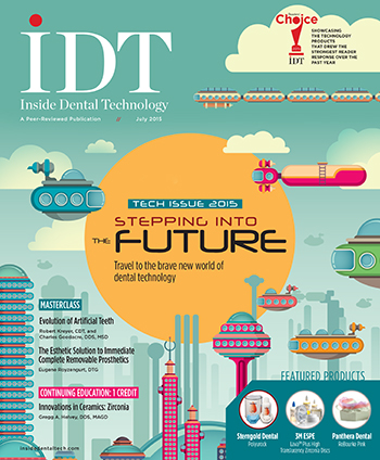 Inside Dental Technology July 2015 Cover