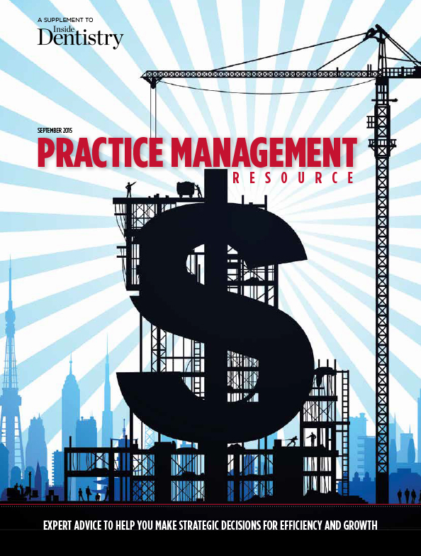 Inside Dentistry Practice Management Resource September 2015 Cover