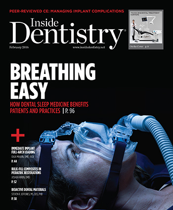 Inside Dentistry February 2016 Cover