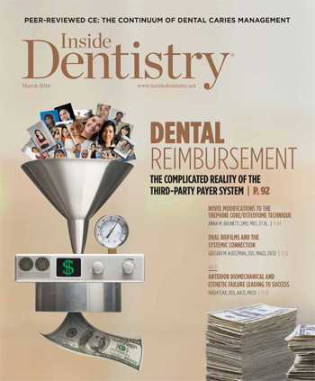 Inside Dentistry March 2016 Cover