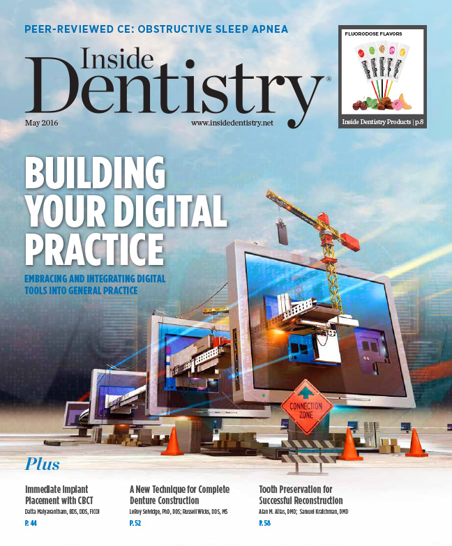 Inside Dentistry May 2016 Cover