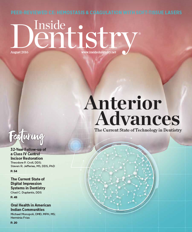 Inside Dentistry August 2016 Cover