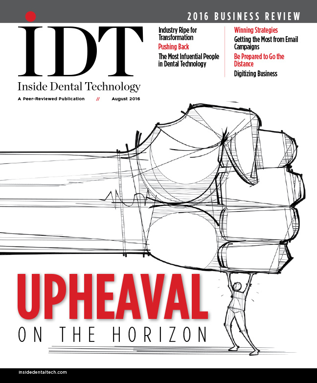 Inside Dental Technology August 2016 Cover