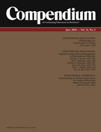 Compendium June 2010 Cover