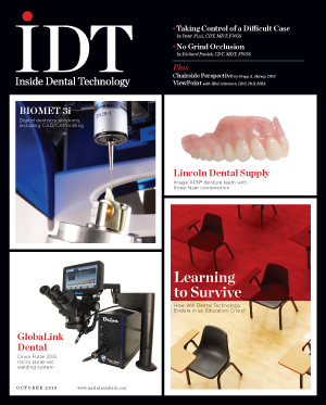 Inside Dental Technology October 2010 Cover