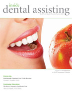 Inside Dental Assisting Nov/Dec 2010 Cover