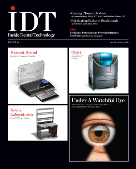 Inside Dental Technology March 2011 Cover