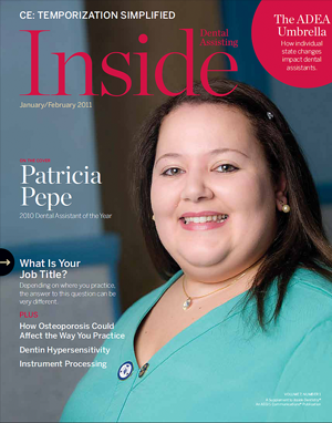 Inside Dental Assisting Jan/Feb 2011 Cover