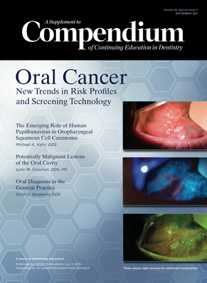 Compendium Supplement - Oral Cancer September 2011 Cover