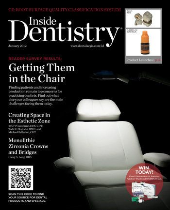 Inside Dentistry January 2012 Cover