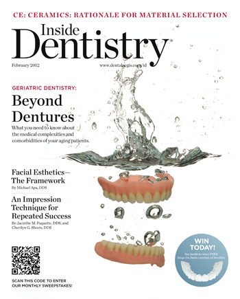 Inside Dentistry February 2012 Cover