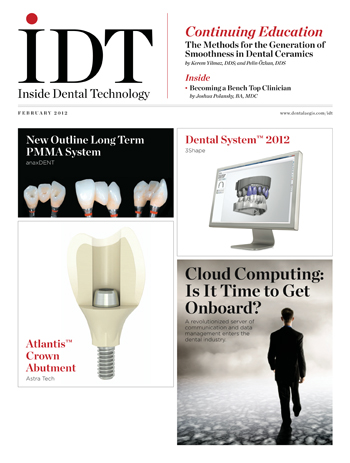 Inside Dental Technology February 2012 Cover