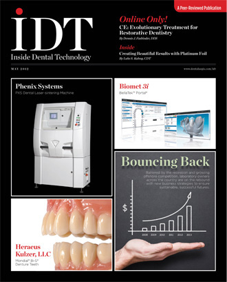Inside Dental Technology May 2012 Cover