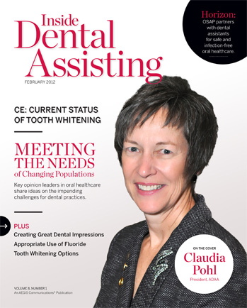 Inside Dental Assisting Jan/Feb 2012 Cover