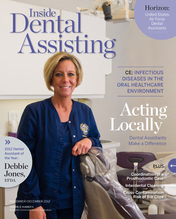 Inside Dental Assisting Nov/Dec 2012 Cover