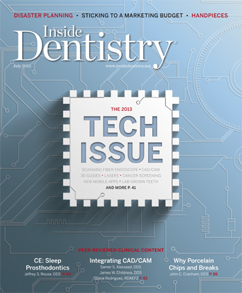 Inside Dentistry July 2013 Cover