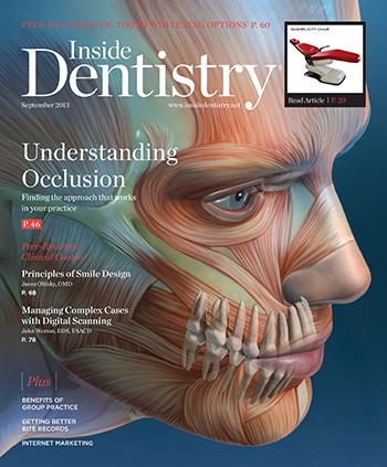 Inside Dentistry September 2013 Cover