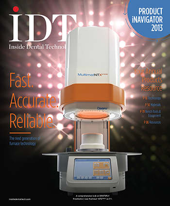 Inside Dental Technology November 2013 Cover