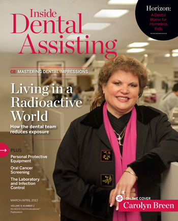 Inside Dental Assisting March/April 2013 Cover