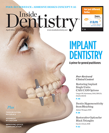Inside Dentistry April 2014 Cover