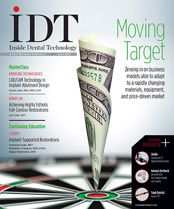 Inside Dental Technology April 2014 Cover