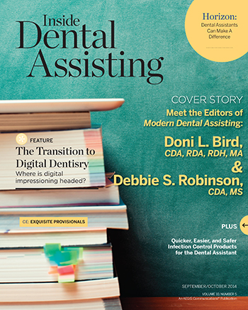 Inside Dental Assisting Sept/Oct 2014 Cover