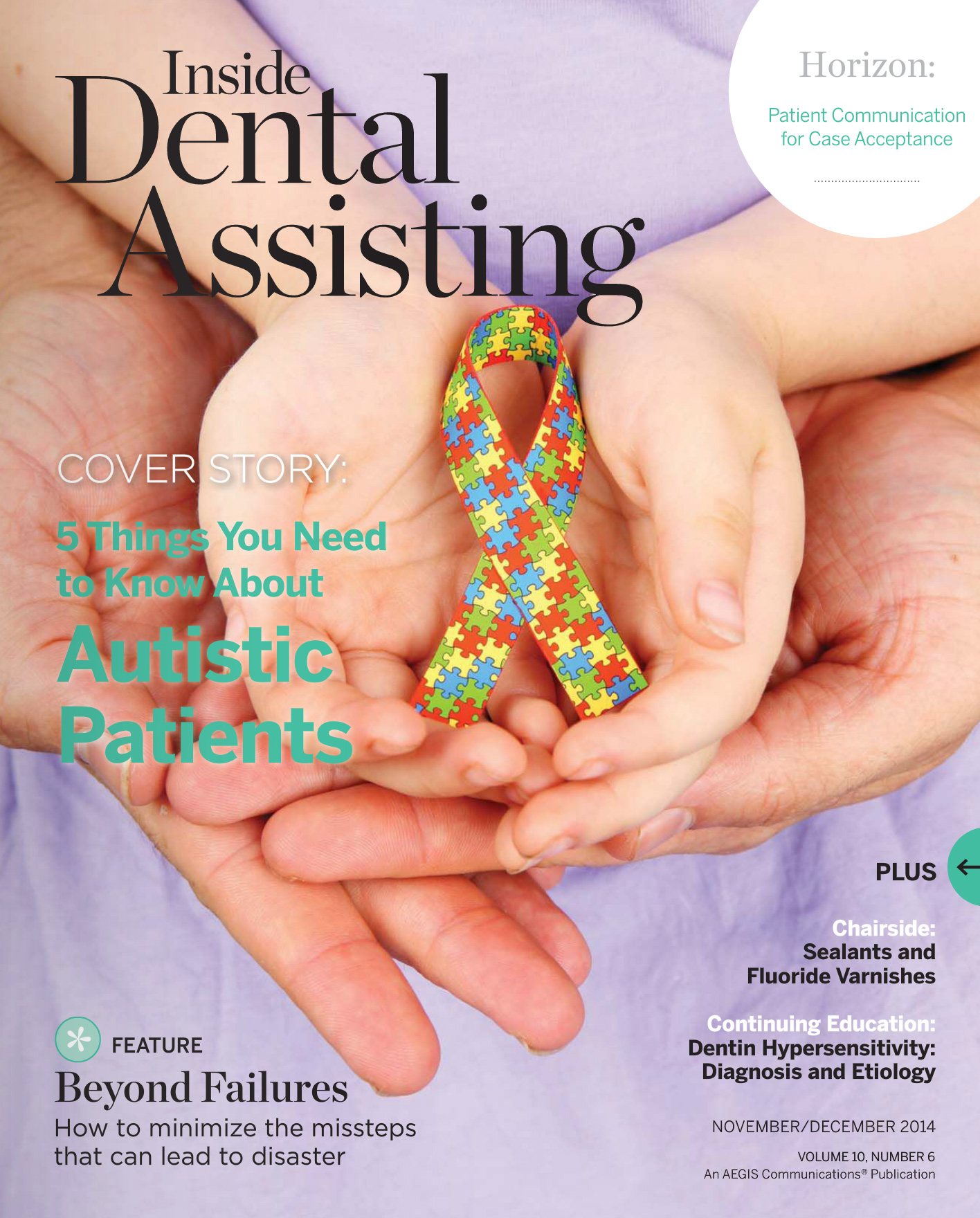 Inside Dental Assisting Nov/Dec 2014 Cover