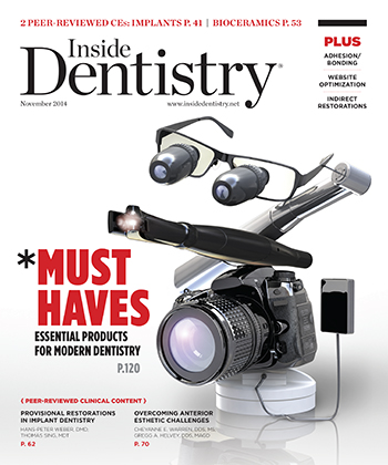 Inside Dentistry November 2014 Cover