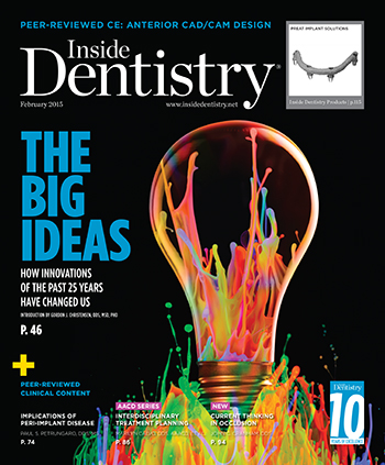Inside Dentistry February 2015 Cover