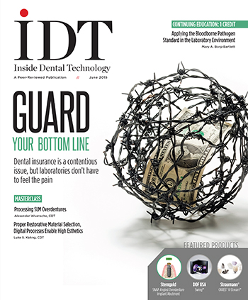 Inside Dental Technology June 2015 Cover