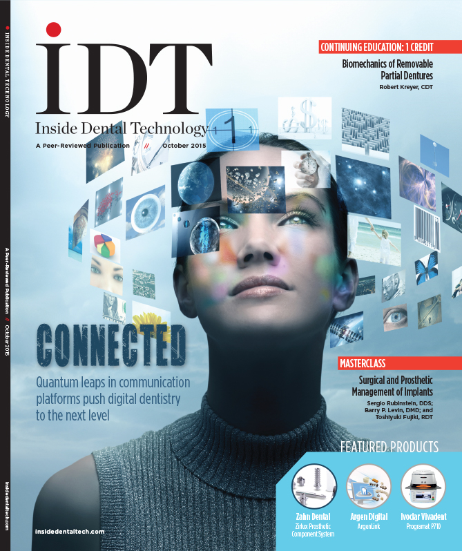 Inside Dental Technology October 2015 Cover