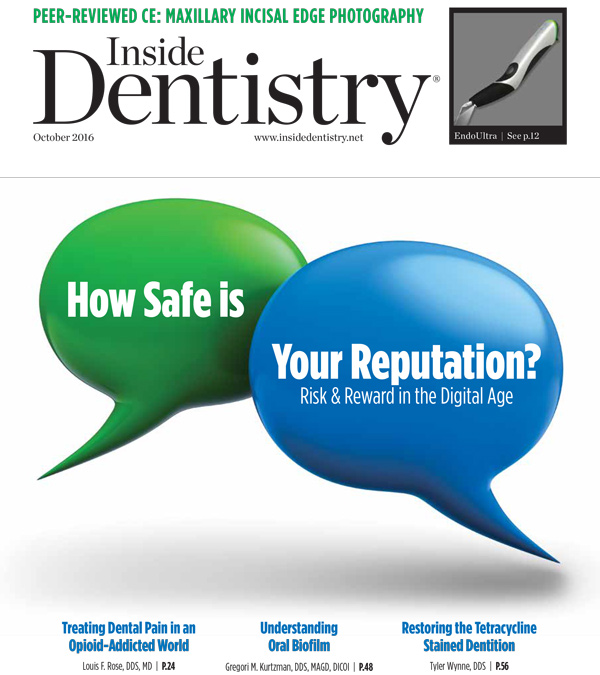 Inside Dentistry October 2016 Cover