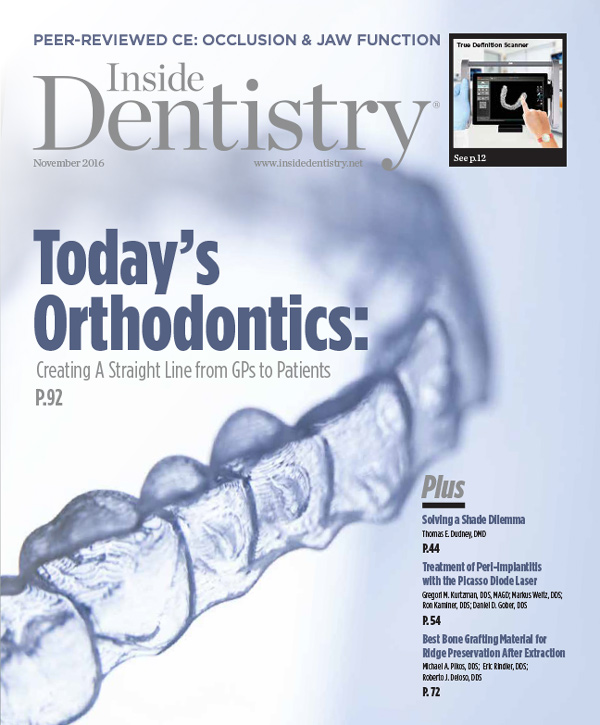 Inside Dentistry November 2016 Cover