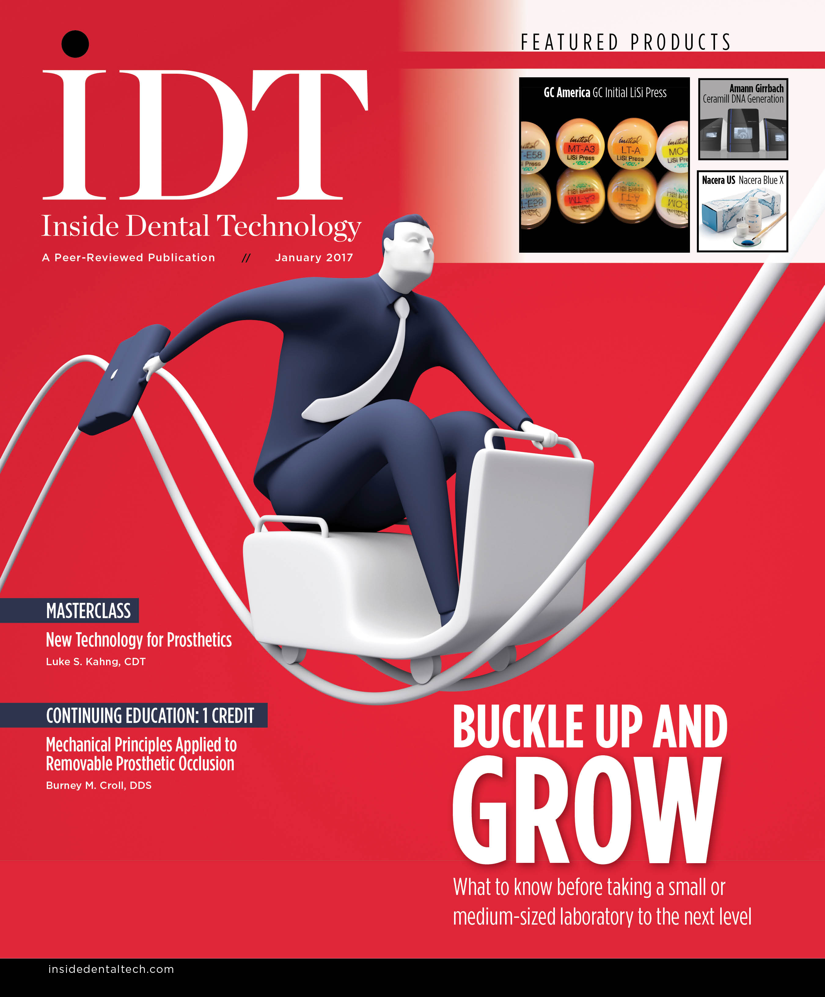 Inside Dental Technology January 2017 Cover
